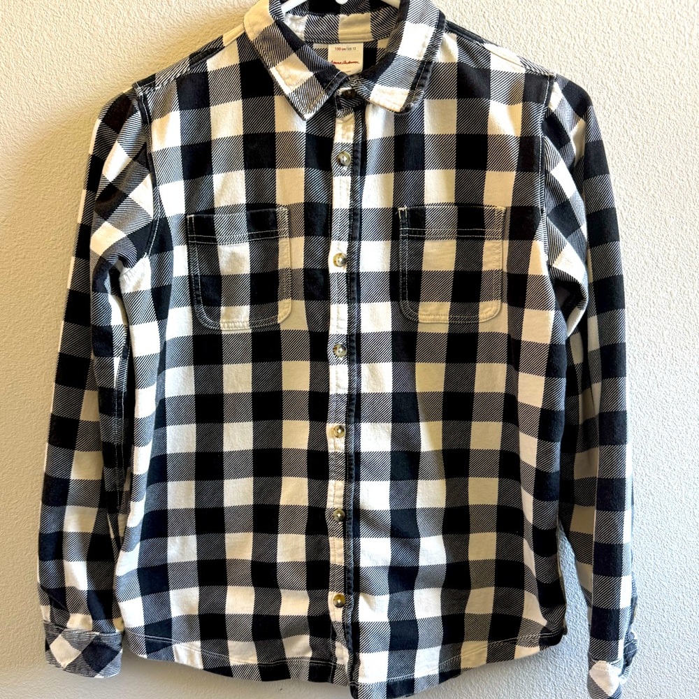 Hanna Anderson Flannel Button Down